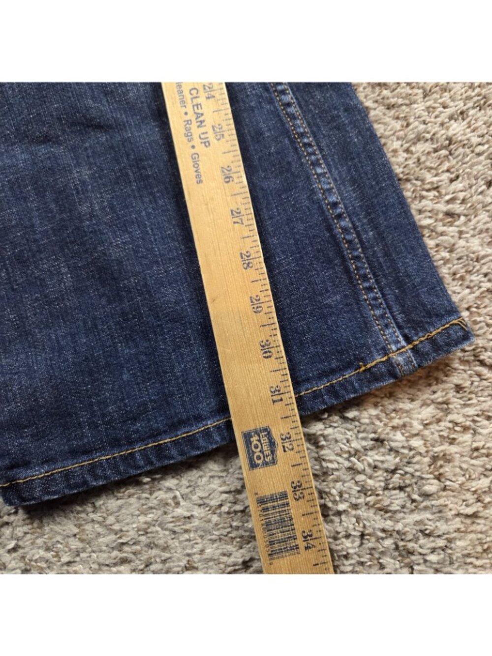 Banana Republic Jeans Womens 14 Bootcut Dark Wash Pocket Denim Pants - Picture 5 of 7